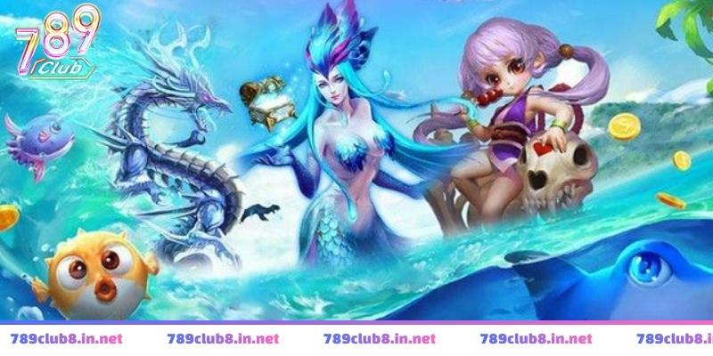 Giao diện bắn cá ăn xu với nhiều loài cá sinh động