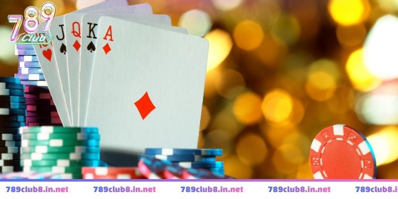 Bàn chơi bài mậu binh với bộ bài tây 52 lá