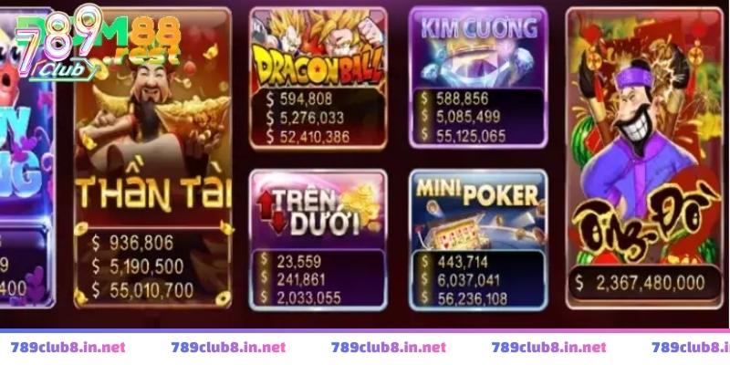 Giao diện quay cuộn rực rỡ trong game nổ hũ dragon ball