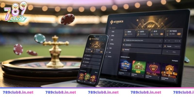 Giao diện bàn chơi xóc đĩa tôm với các biểu tượng minh họa